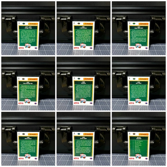 NFL COMPLETE SET Set of 9 Cards - Picture 13 of 13